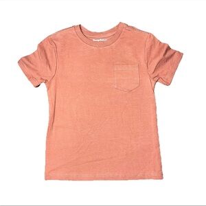 Tommy Bahama Brown Tan Pocket Short Sleeve Boys Shirt NWOT Small 5/6